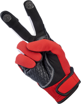 Guantes BILTWELL Baja - Rojo - Mediano 1508-0801-303 