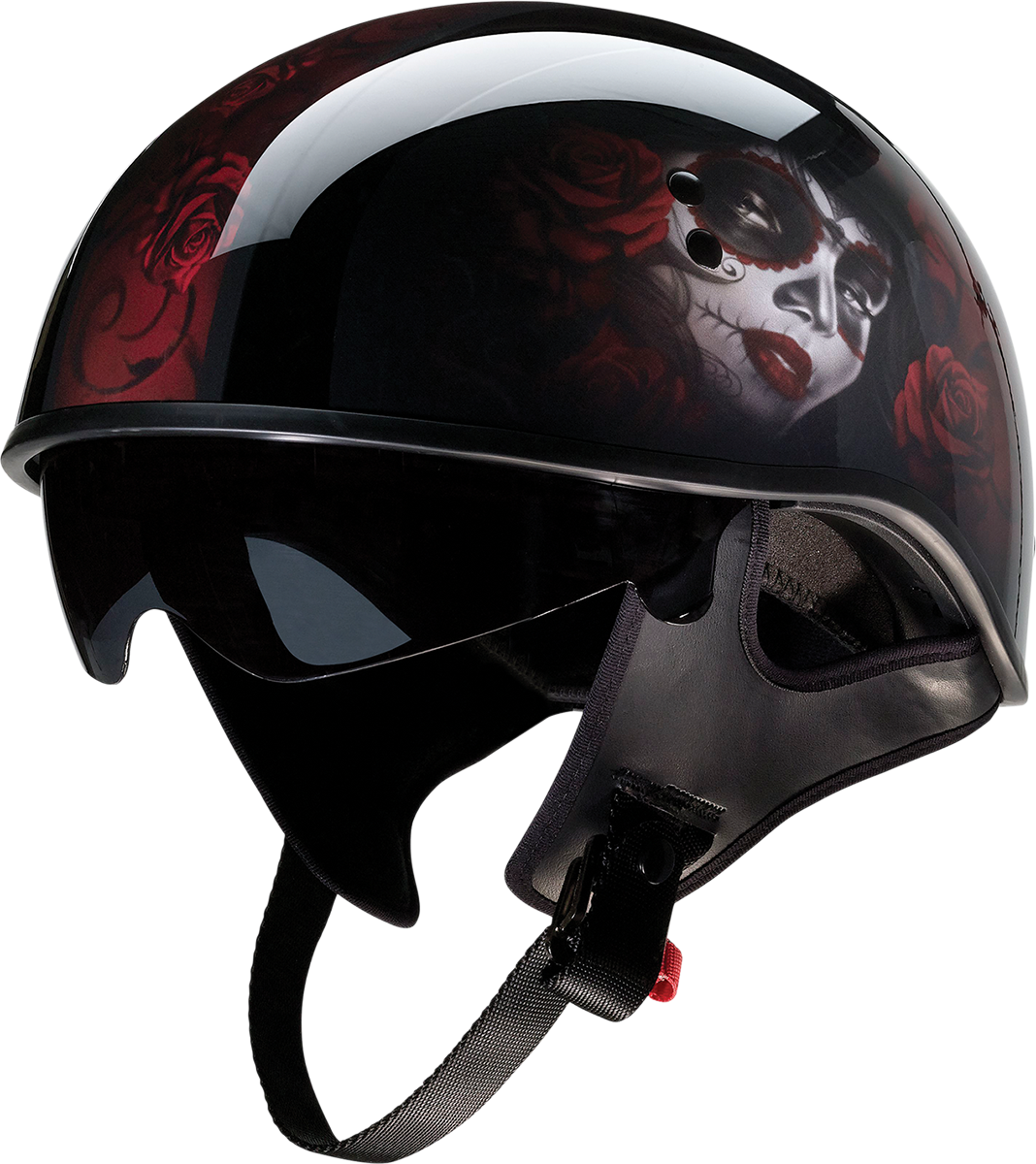 66cm motorcycle helmet Z1R Vagrant - Red Catrina - Black/Red The chinstrap is an important part of the helmet’s effectiveness in a crash and It is also the part that you interact with the most when putting on and taking off the helmet Helmet For Big Head 64-66cm‼️