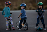 Casco de bicicleta infantil con iluminación KALI Chakra - Jungla - Azul brillante - Pequeño 221022225 