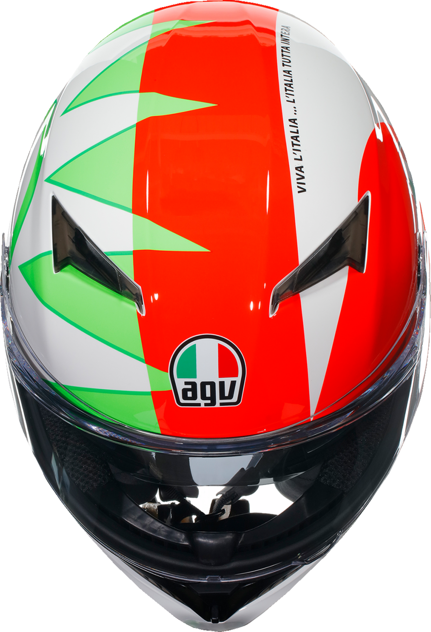 Casco de moto AGV K3 - Rossi Mugello 2018 - Mediano 2118381004005M