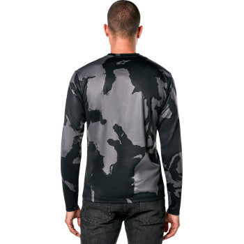 Camiseta de manga larga ALPINESTARS Performance - Negro/Camuflaje - Talla 2XL 1214-71010-160-2XL