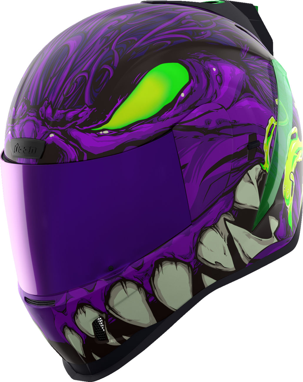 full face purple motorcycle helmet ICON Airform™ - Manik'RR - MIPS® - DOT and ECE safety Arai QV-Pro Honda Goldwing Color:ROSSO ed2224