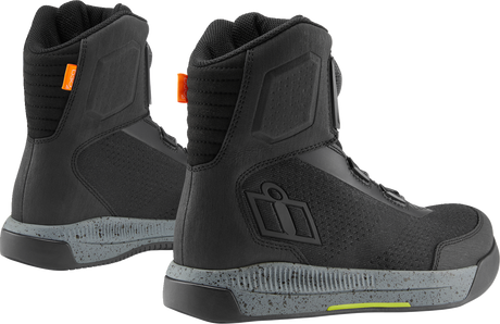 ICON Overlord™ Vented CE Boots - Black - Size 7 3403-1256