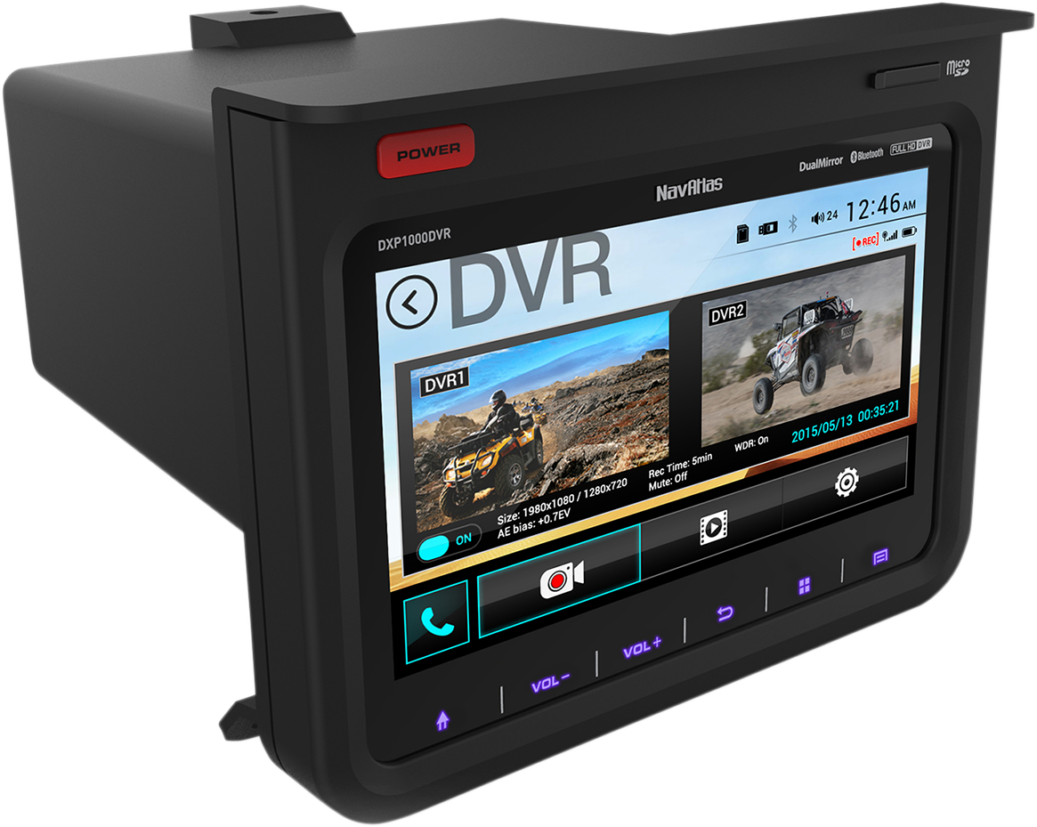 Centro de mando NAVATLAS - 7" - Polaris DXP1000DVR 