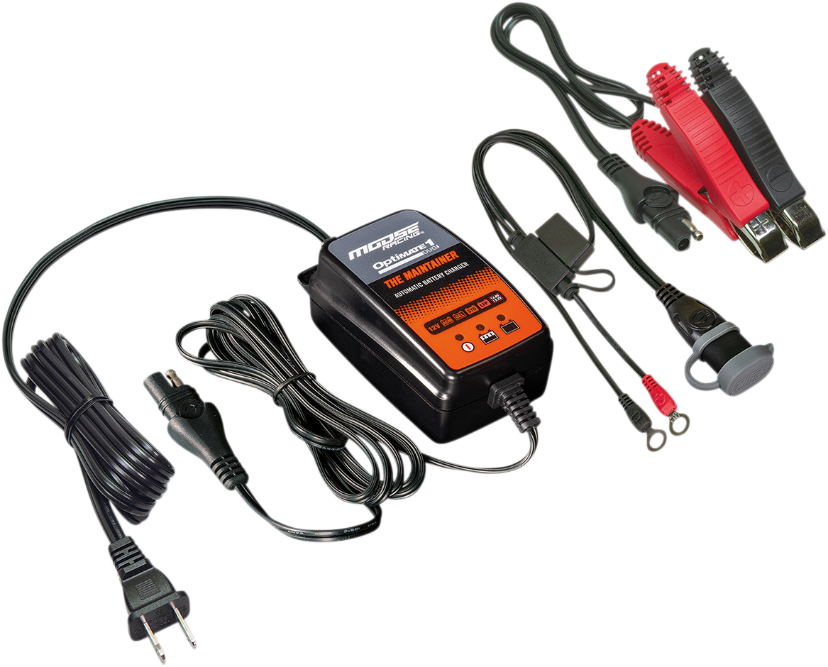 Cargador Optimate 1 de MOOSE RACING - DUO TM-611 