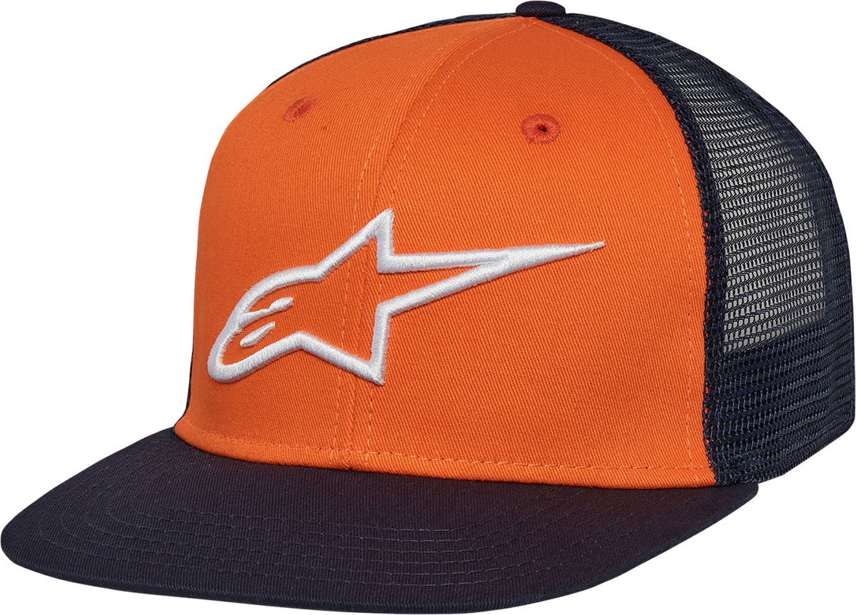 Gorra de camionero ALPINESTARS Corp - Naranja/Azul marino - Talla única 1025810034070OS