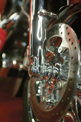 Tapa de eje/pata de horquilla inferior KLOCK WERKS - Cromada KWS-01-0010-C