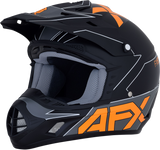 Casco de moto AFX FX-17 - Aced - Negro mate/Naranja - 2XL 0110-6508