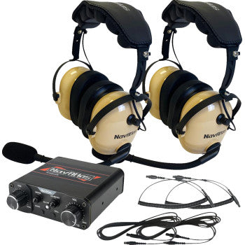 Kit de intercomunicador/auriculares NAVATLAS - 2 asientos - Beige NIO132PK 