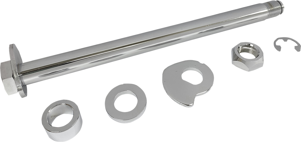 Kit de eje trasero DRAG SPECIALTIES - Cromado - FLT '14-'21 W16-0352