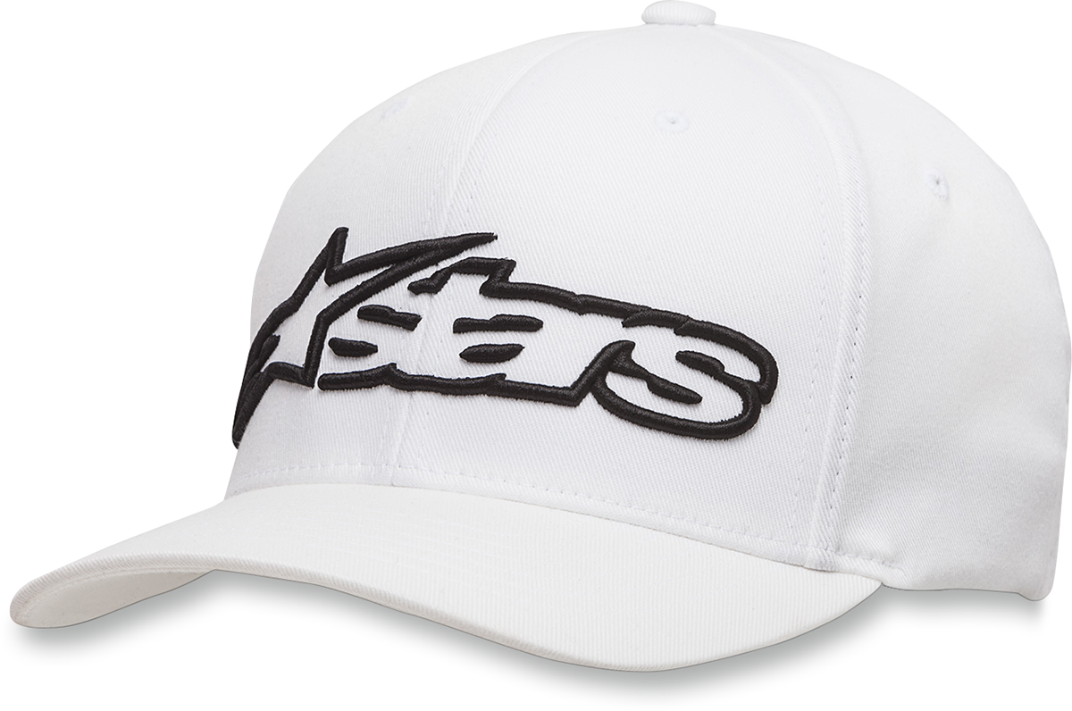 Gorra ALPINESTARS Blaze Flexfit® - Blanco/Negro - Talla L/XL 1039810052010LX
