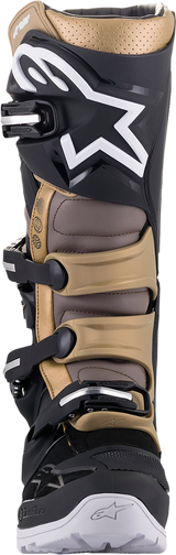 Botas ALPINESTARS Tech 7 Enduro Drystar® - Negro/Gris/Dorado - Talla 12 de EE. UU. 2012620-1959-12