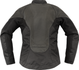 Chaqueta de cuero ICON Overlord3™ para mujer - Negra - Talla M 28131084