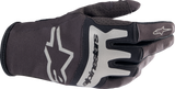 Guantes ALPINESTARS Techstar - Negro/Plata Cepillado - 2XL 3561023-1419-2X