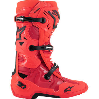 Botas ALPINESTARS Tech 10 Ember LE - Rojo/Negro - Talla 8 de EE. UU. 2010020-3034-8