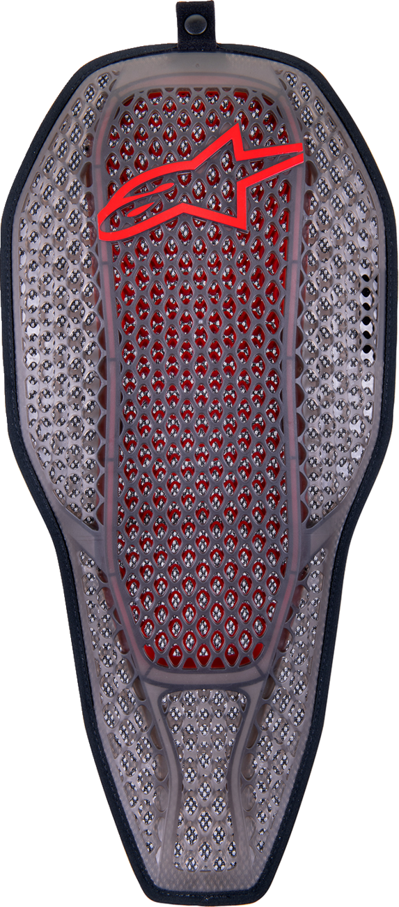 Protector de espalda completo ALPINESTARS Nucleon Flex Proi - Transparente ahumado/rojo - Pequeño 6526323-003-S