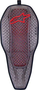 Protector de espalda completo ALPINESTARS Nucleon Flex Proi - Transparente ahumado/rojo - Pequeño 6526323-003-S