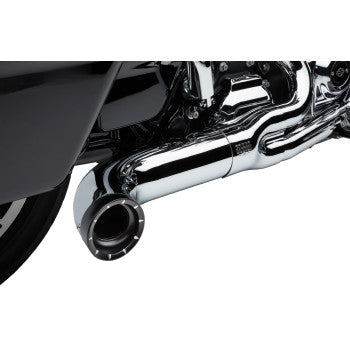 COBRA Turn Out 2-into-1 Exhaust System Chrome Electra/ Road Glide