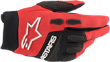 Guantes ALPINESTARS Full Bore - Rojo brillante/Negro - Mediano 3563622-3031-M