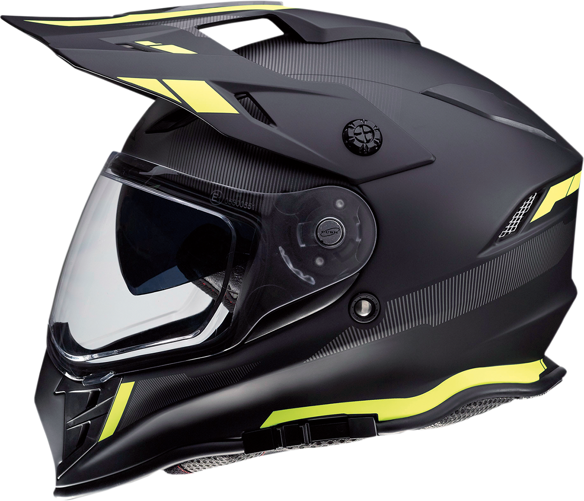 Casco de moto Z1R Range - Uptake - Negro/Alta visibilidad - XS 0140-0001 