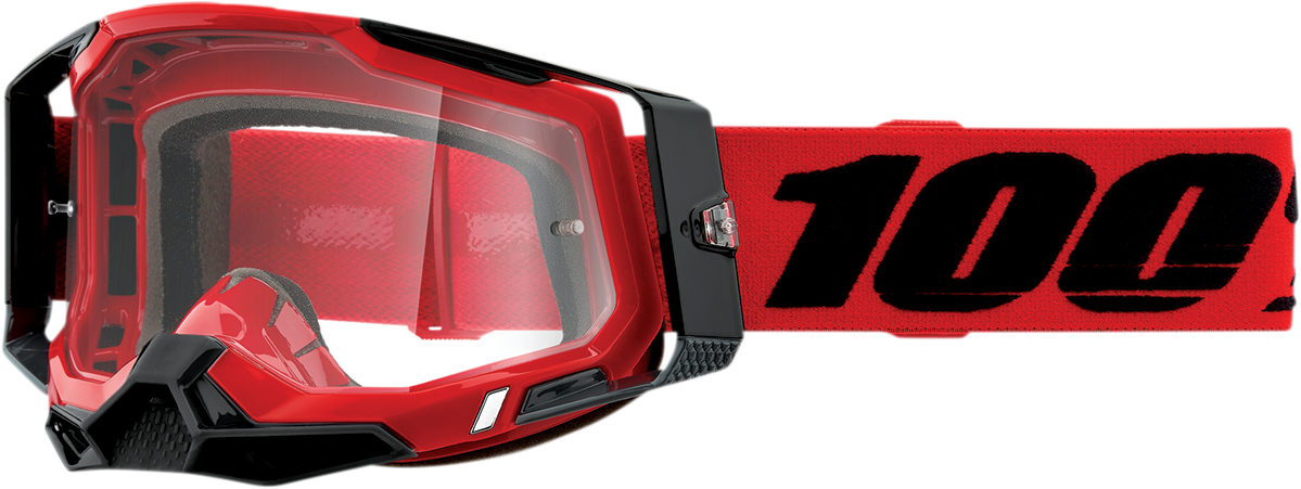 Gafas 100% Racecraft 2 - Rojas - Transparentes 50009-00003