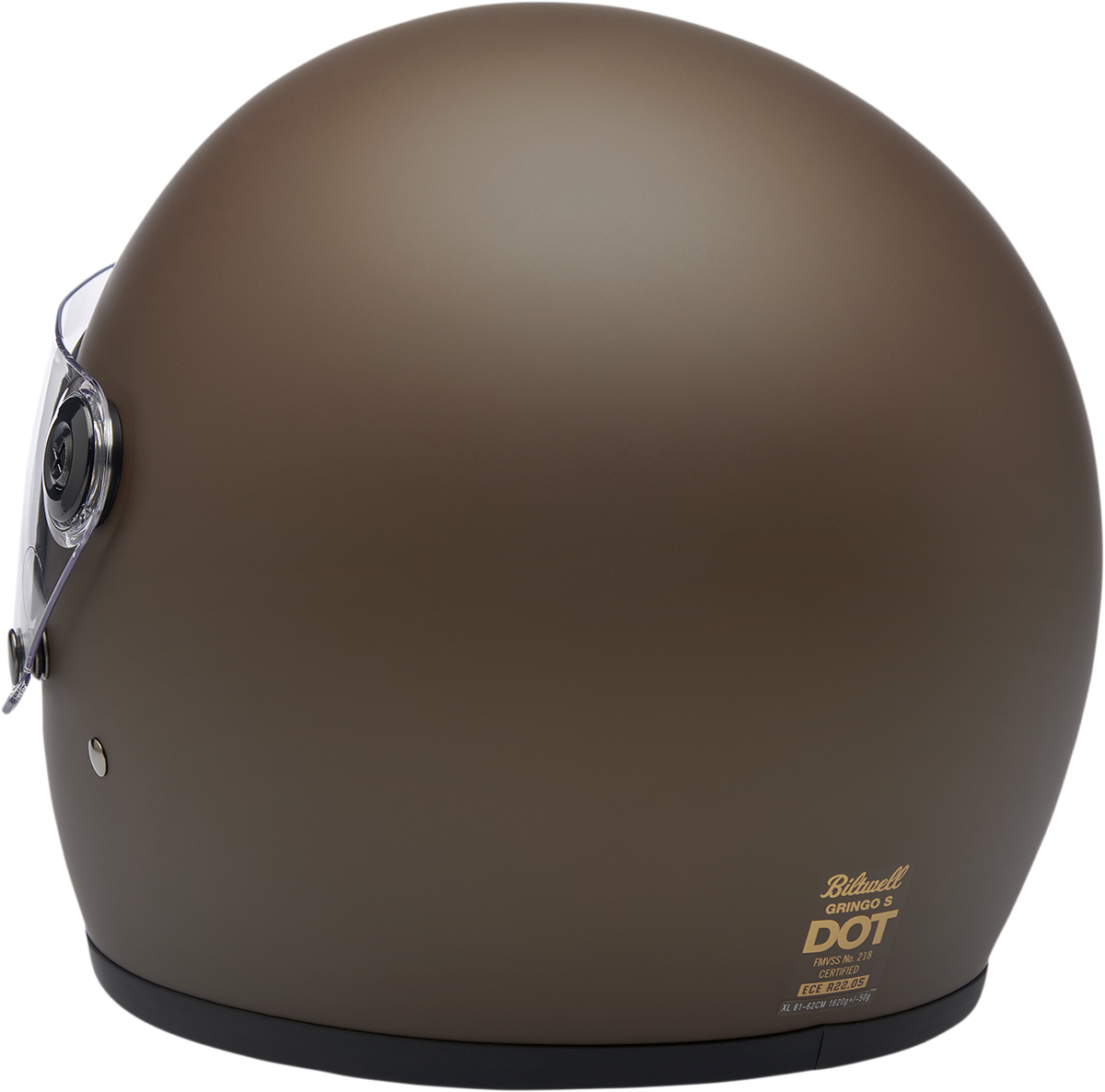 Casco BILTWELL Gringo S - Chocolate plano - XS 1003-252-101 