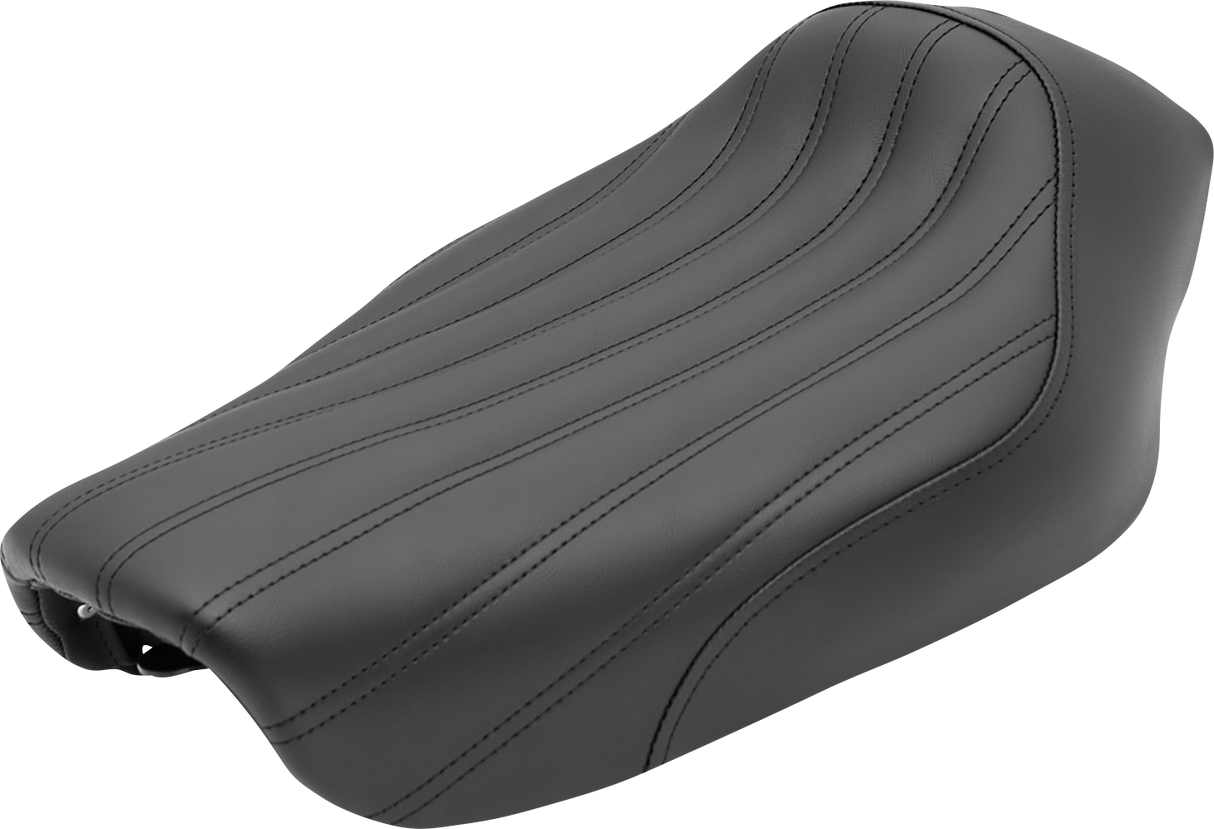 Asiento individual SADDLEMEN Knuckle - Acanalado - Negro - FXD '04-'05 804-04-0023 