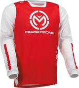 Camiseta MOOSE RACING Sahara - Roja/Blanca - Mediana 2910-7427 