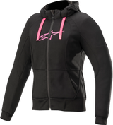 Chaqueta deportiva con capucha ALPINESTARS para mujer - Negro/Rosa - XL 4210920-1039-XL