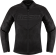ICON Women's Hooligan™ CE Jacket - Black - 3XL 2822-1482