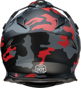 Casco de moto Z1R Range - Camuflaje - Rojo - Pequeño 0140-0094 