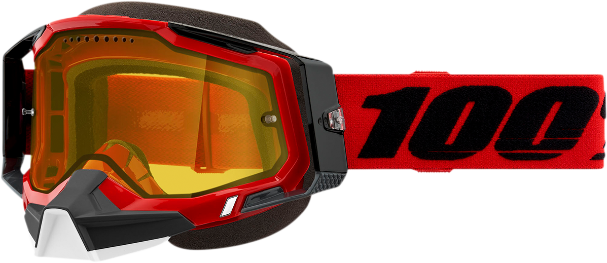 Gafas de nieve 100% Racecraft 2 - Rojo - Amarillo 50011-00003