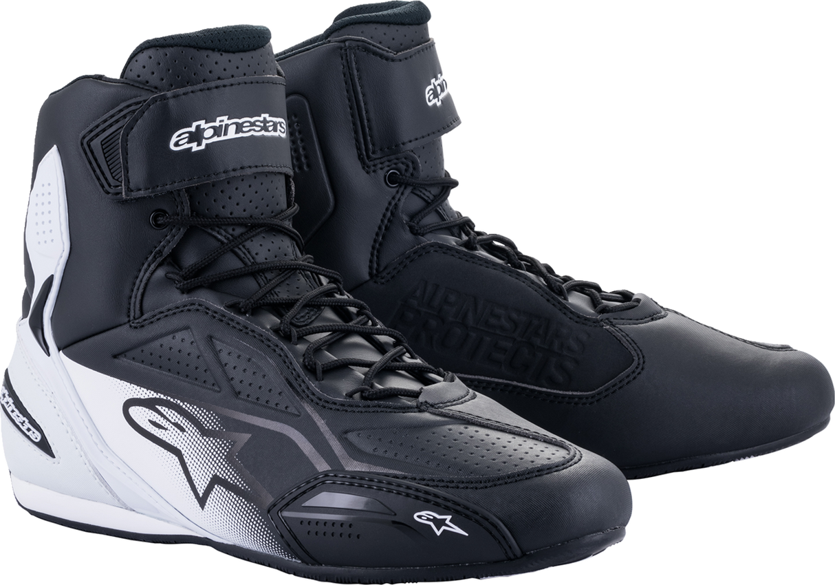 Zapatillas ALPINESTARS Faster-3 - Negro/Blanco - Talla 10 de EE. UU. 25102191210
