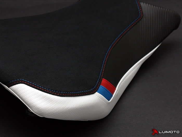 Funda de asiento delantero Luimoto, edición Motorsports para BMW S1000RR 2015-2018, color perla