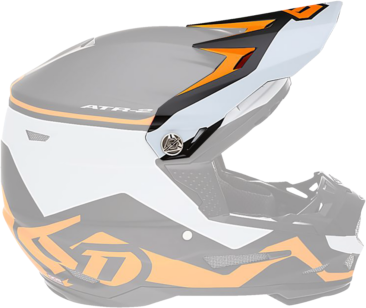 Visera 6D ATR-2Y - Conducción - Naranja neón 72-4131 
