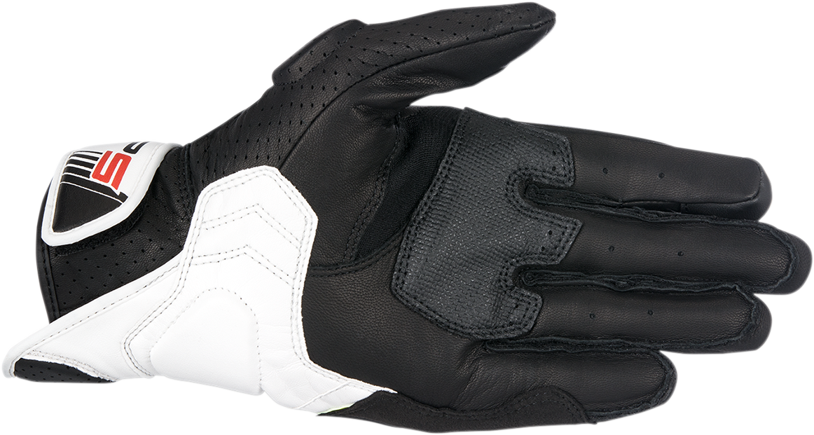 Guantes ALPINESTARS SP-5 - Negro/Blanco/Rojo - 2XL 3558517-123-2X