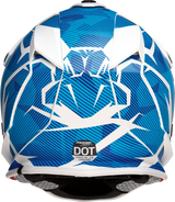 Casco MOOSE RACING FI para jóvenes - Camuflaje Agroid - MIPS® - Azul/Blanco - Pequeño 0111-1532 