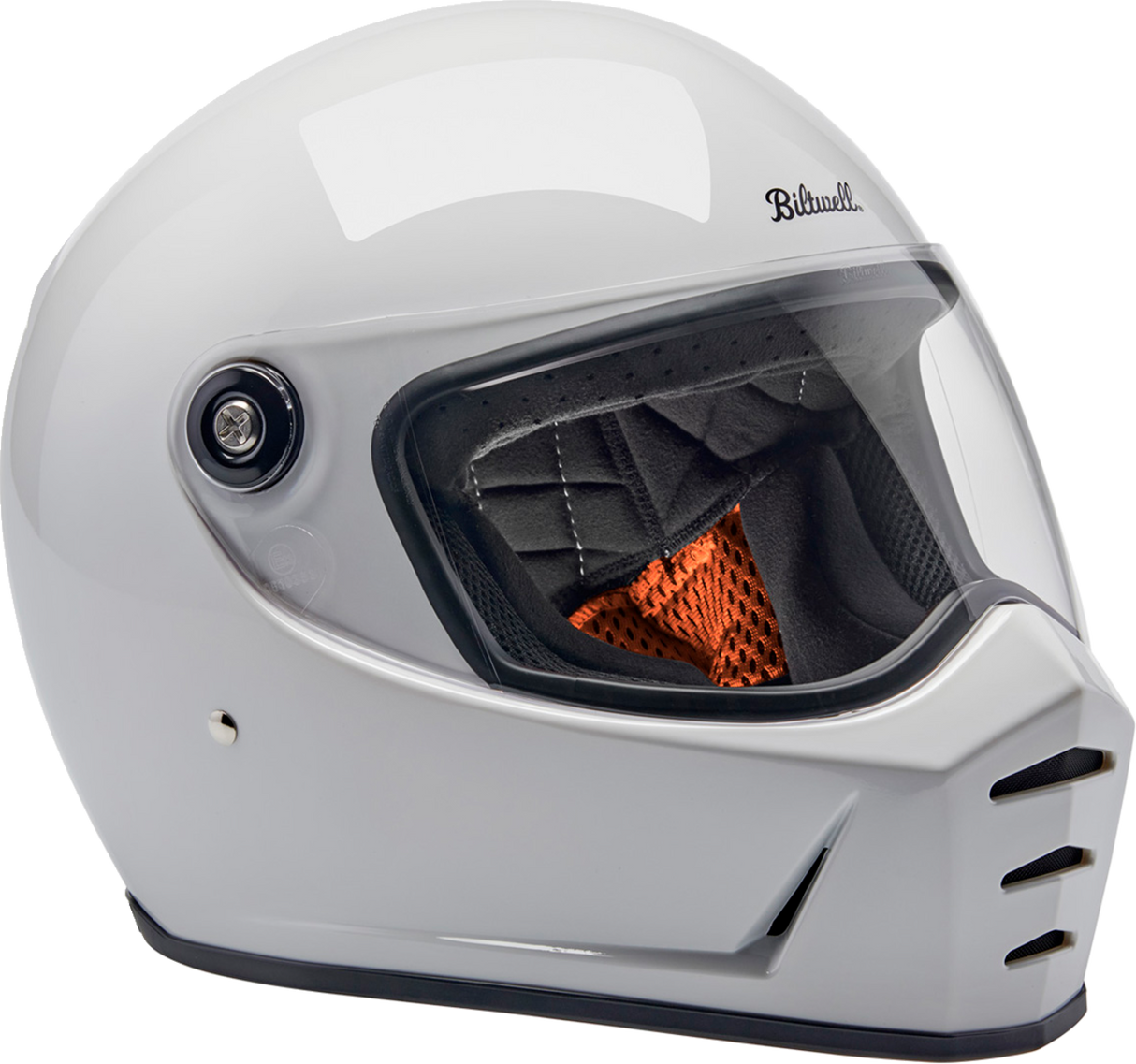 Casco BILTWELL Lane Splitter - Blanco brillante - Mediano 1004-104-503 