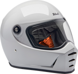 Casco BILTWELL Lane Splitter - Blanco brillante - Mediano 1004-104-503 