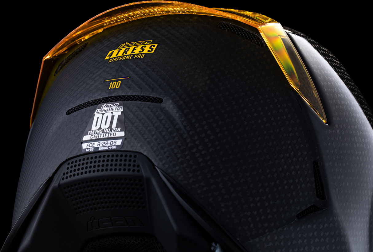 Casco ICON Airframe Pro™ - Carbono 4Tress - Amarillo - XL 0101-16663