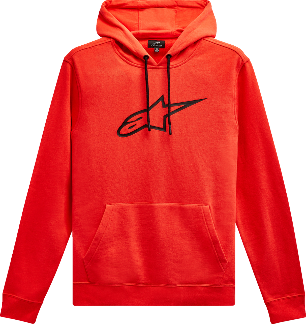 Sudadera con capucha ALPINESTARS Ageless V2 - Rojo cálido/Negro - Grande 1232510103107L