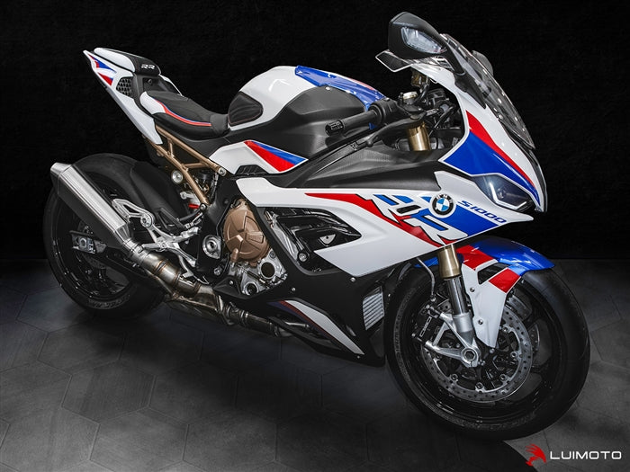 Funda para asiento delantero Luimoto, edición Technik (asiento estándar OEM) para BMW S1000RR 2019-2024