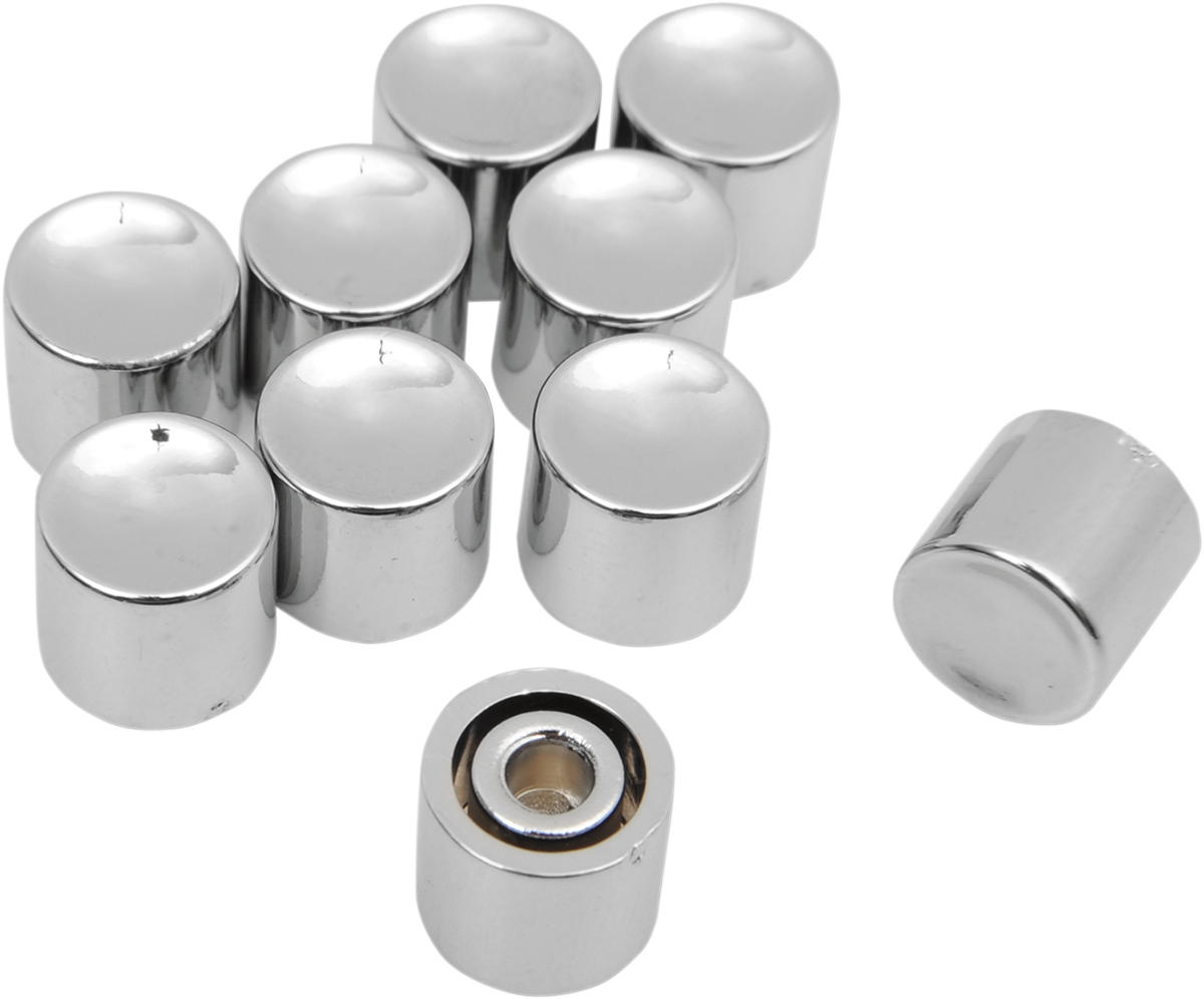 Tapa de botón DRAG SPECIALTIES - Intermitente - Larga - Cromada 17267-HC3 