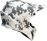 Casco de moto Z1R Rise - Camuflaje nieve - Blanco/Gris - XL 0120-0716 