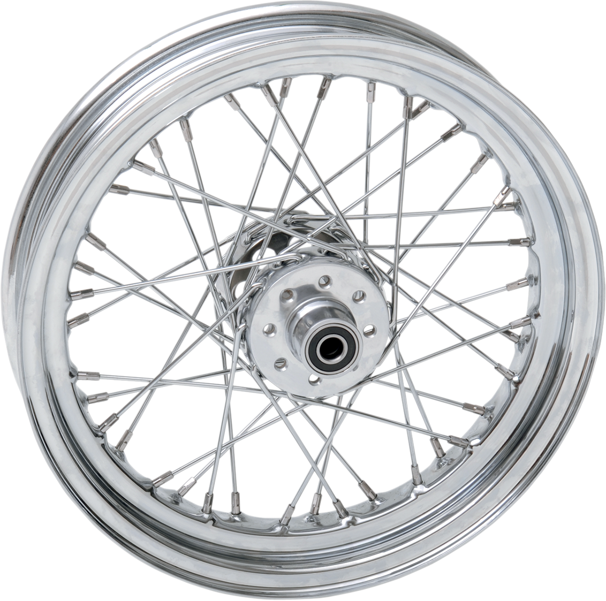 Rueda trasera DRAG SPECIALTIES - Disco simple/Sin ABS - Cromada - 16"x3.00" - '54-'78 XL 63145