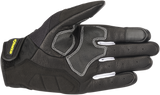 Guantes ALPINESTARS Crossland - Negro/Amarillo Fluo - Grandes 3566518-155-L