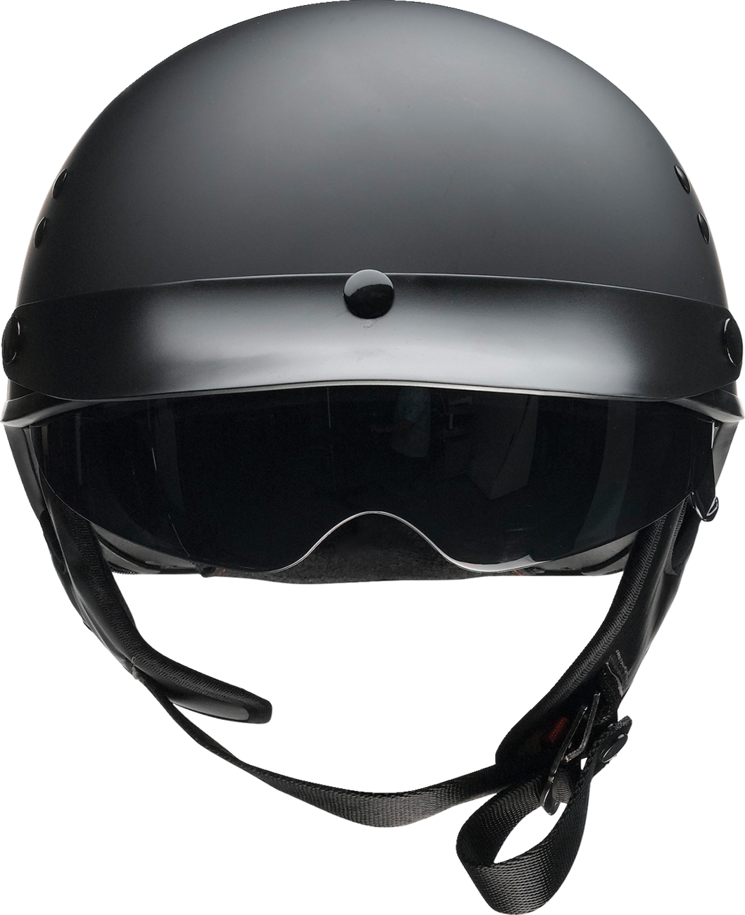 Z1R Vagrant NC Motorcycle Helmet - Flat Black