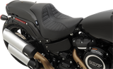 Asiento EZ-Solo DRAG SPECIALTIES - Costura de escorpión - Vinilo - FXFB '18-'22 ACT EZ-ON STYLE 0802-1128 
