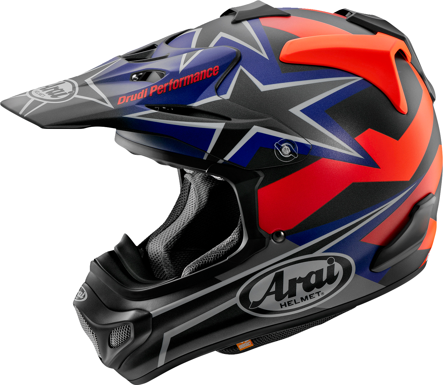 2019 arai helmets ARAI VX-Pro4 Motorcycle Helmet - Stars & Stripes - Black Frost