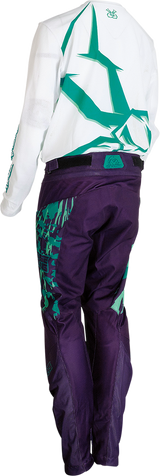 Pantalones Agroid para jóvenes MOOSE RACING - Morado/Verde azulado - 26 2903-2175